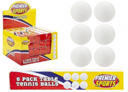 6x PINGPONG loptičky na stolný tenis, sada