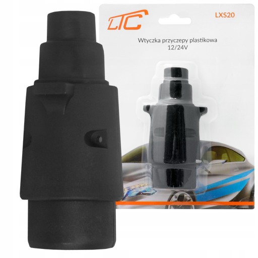 ZÁSTRČKA ZÁSTRČKA PRÍVESU 7 PIN 12/24 V