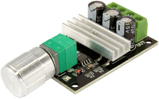 Regulátor otáčok motora PWM DC 6-28V 3A 12V 24V