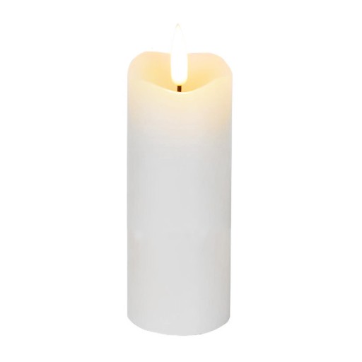Led sviečka s poskakujúcim plameňom, 12,5 cm