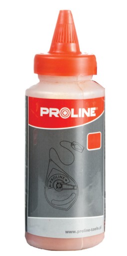 ČERVENÁ CHALK 225G, PLASTOVÝ DÁVKOVAČ.