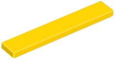 LEGO HLADKÝ TANIER 1X6 ŽLTÉ ČÍSLO 6636