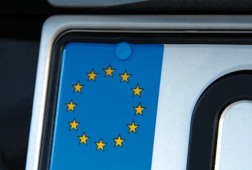 Sada uzáverov na rám ŠPZ
