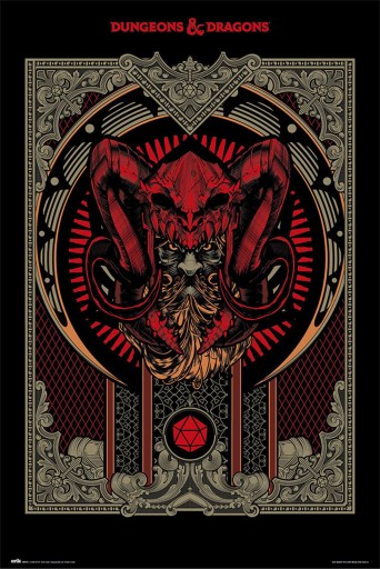 Plagát Dungeons and Dragons Handbook 61x91,5 cm