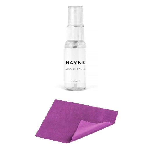 Hayne LENS CLEANER + handrička 15x18 cm (fialová)