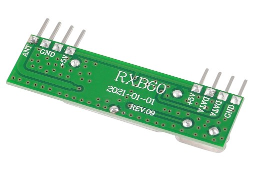 868 RXB6 433Mhz superheterodynový rádiový prijímač