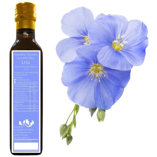 Ľanový olej Pińczowska Manufaktura 250 ml