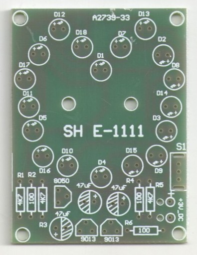 LED srdce - svetelný efekt