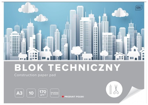 Technický blok A3 BIELY (70012)