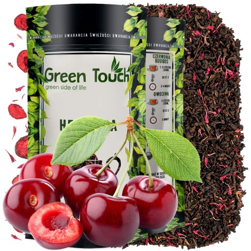 Pu-erh čaj z červenej čerešne 50g s nevädza