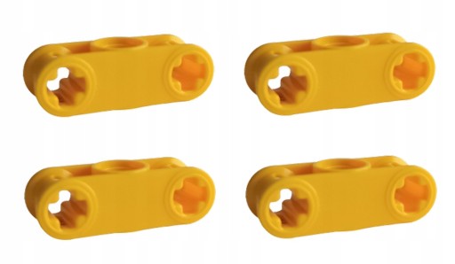 LEGO Technic konektor 32184 6037676 žltý - 4 ks