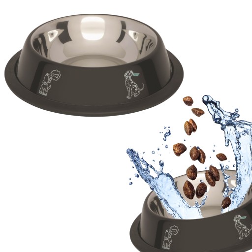 BARRY KING BOWL on Rubber Print Black 0,7 l