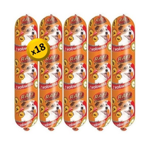 Dolina Noteci Krmivo pre psov Rafi Hovädzia tyčinka 1kg