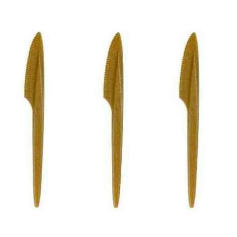 Opätovne použiteľné ekologické nože WPC - tuhé a ostré - 17 cm - 100 kusov