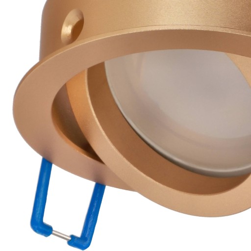 STROPNÉ SVETLO POD ZAPOMÍNANÉ LED KRUHOVÉ POHYBLIVÉ ZLATÉ EDO +GU10 +LED ŽIAROVKA