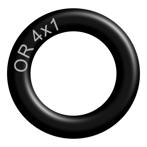 Oring 4x1 NBR70 guma odolná voči oleju (1 ks)