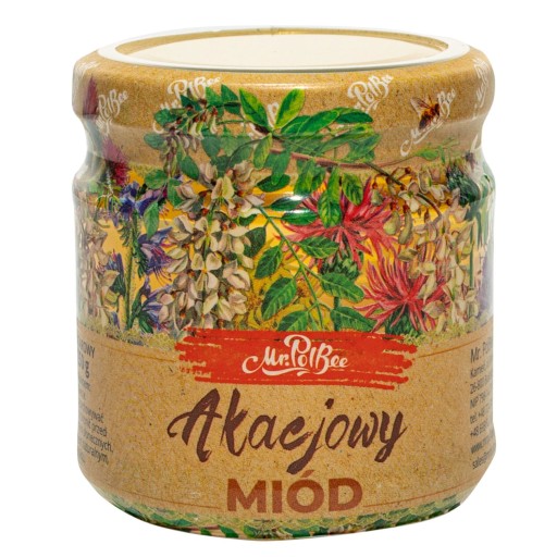 AKÁTOVÝ nektárový med, prírodný, 250g