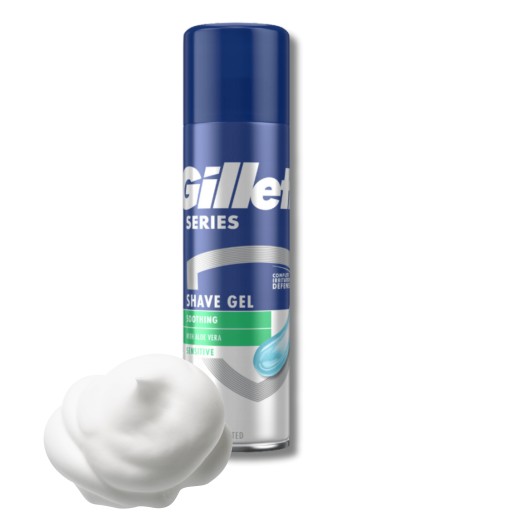 Gél na holenie pre citlivú pokožku Gillette SENSITIVE 200ml GENTLE