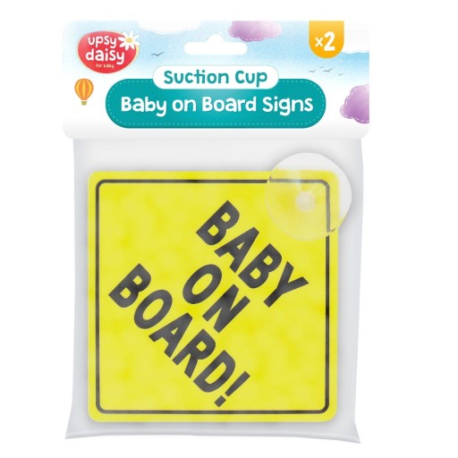 Prísavka do auta Reflexná nálepka Baby on Board Child 2 ks