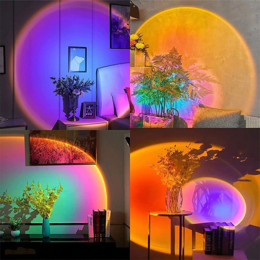 IMITÁCIA ZÁPADU SLNKA PROJEKTORA NÁLADOVEJ LAMPY