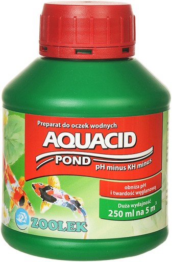 ZOOLEK Aquacid Pond 250ml Znižuje pH KH Pond