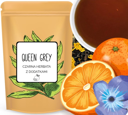 Blue EARL GREY modrý nechtík prírodná aróma