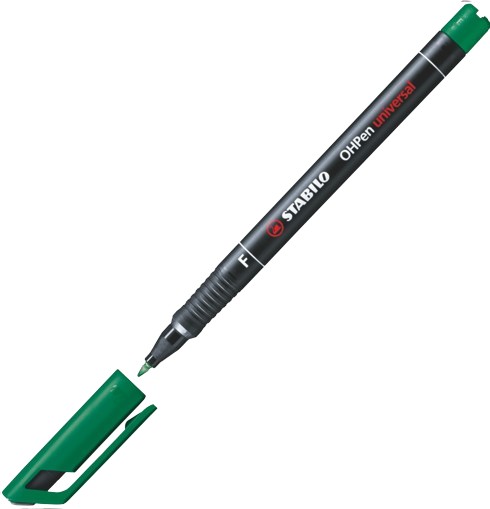 STABILO OHPen F pero permanentná zelená