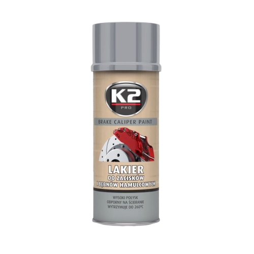 K2 BRZDOVÝ STRMEN FARBA STRIEBORNÁ 400ml