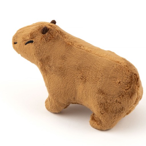 MASKOT CAPYBARA PRE DETI ROZTOMNÝ PLYŠOVÝ VANKÚŠ NA MAJLENIE 20 CM HIT
