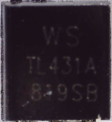 Nastaviteľný zdroj napätia stabilizátora TL431A 431