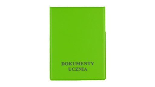BIURFOLOVÝ OBAL na DOKLADY študenta, občiansky preukaz, zvislý, ZELENÉ POUZDRO, veľ.