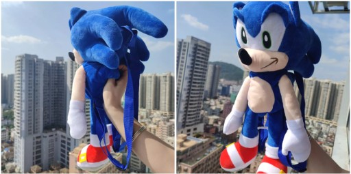 Plyšový maskot Super Sonic The Hedgehog Plyšová hračka