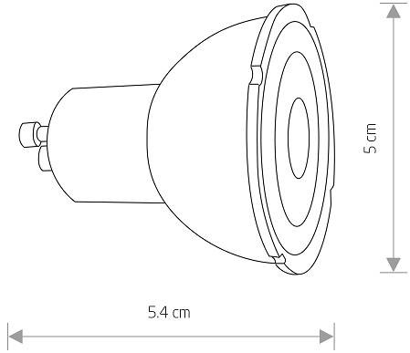 NOWODVORSKÉ ŽIAROVKY 9178 LED GU10 R50 7W 4000K