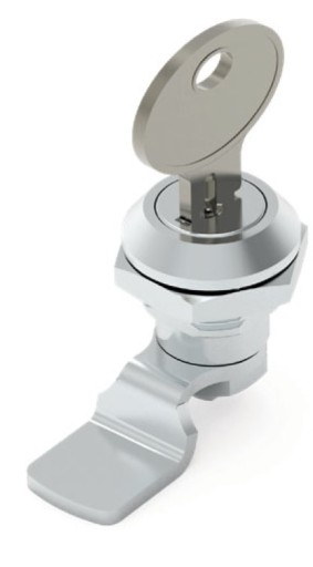 Miniatúrny vačkový zámok s jedným 13 mm kľúčom