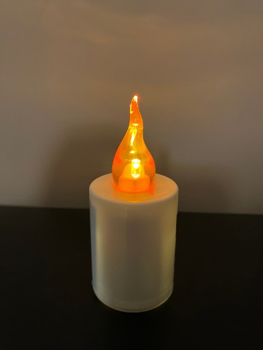 Sviečková elektrická vložka LED SUBITO S1 oranžová