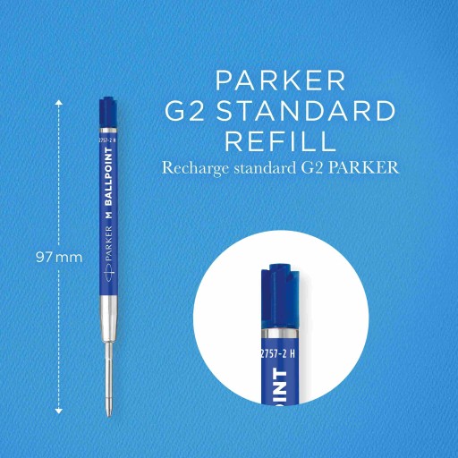 Parker ECO náplň do pera 1 ks. M modrá