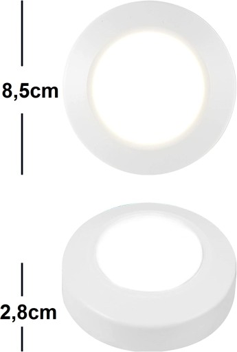 COB LAMP SAMOLEPIACI DOTYKOVÉ BATÉRIE 160LM VEĽMI JASNÉ SVETLO