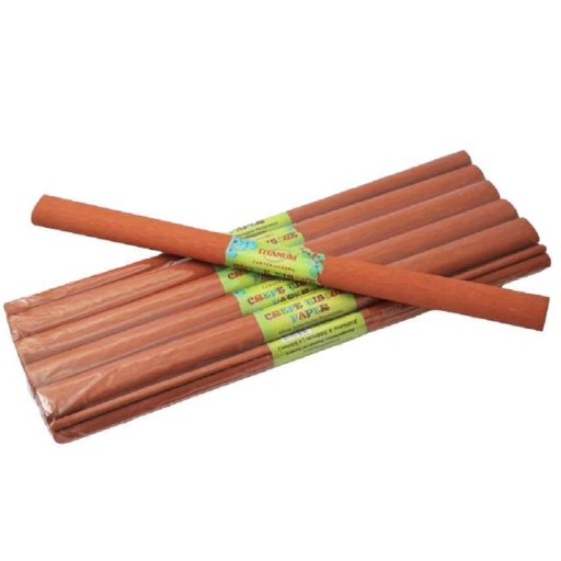 Hodvábny papier, krčený, rolka CREEPE, SVETLOHNEDÁ