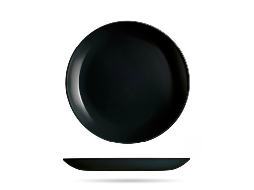 Dezertný tanier 19 cm čierny DIWALI LUMINARC