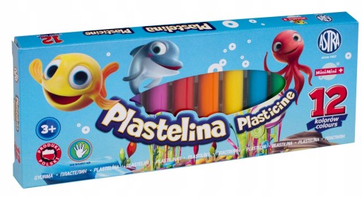 ŠKOLSKÉ Plastelína 12 FARIEB MINI MINI ASTRA