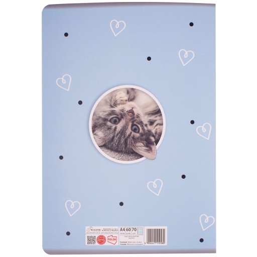KONTROLOVANÝ ŠKOLSKÝ ZÁPISNÍK SWEET PETS A4/60K REXUS