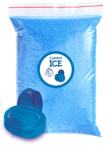 Cukor na cukrovú vatu ICE 1kg Ice Doypack Blue Dry