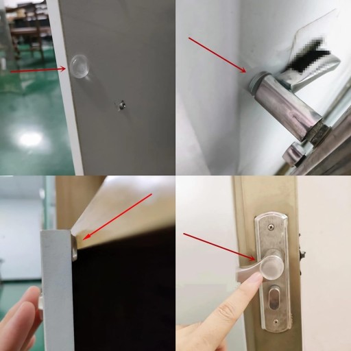 6x ZARÁŽKA NÁRAZU DVERÍ SAMOLEPIACA ZARÁŽKA NA OCHRANU STENY