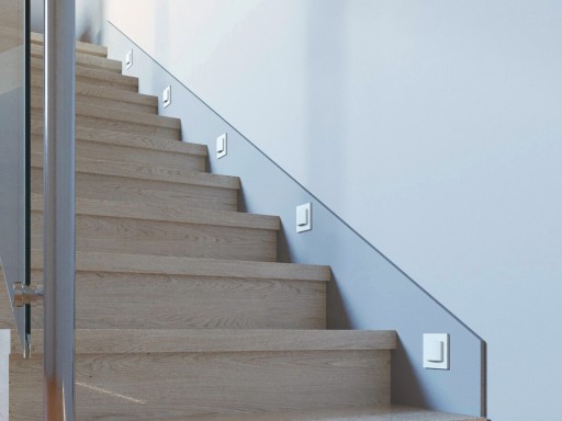 LED svietidlo na schodisko 3000K 30lm SQUARE WHITE KANLUX