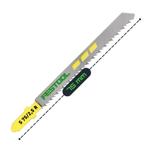 Festool DREVO JEMNÝ REZ S 75/2,5 R 204259 Čepeľ do priamočiarej píly na drevo