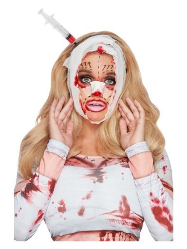 ČELENKA STRIEKAČKA BLOOD NEMOCNICE HALLOWEEN