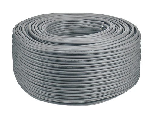 Plochý tienený signálový kábel HQ OFC 3x0,6/6mm PROLINK