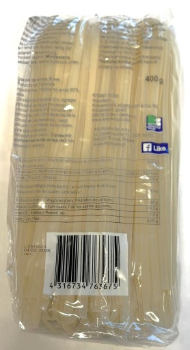 RYŽOVÉ CESTOVINY 5 mm 400g FARMÁR Bezlepkové!