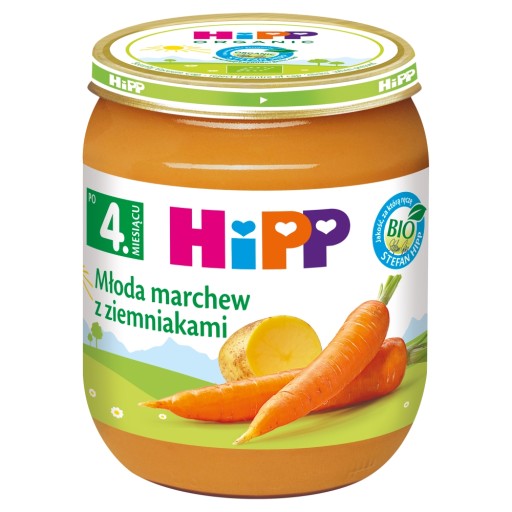 HiPP BIO Mladá mrkva so zemiakmi 3x125g