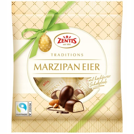 Zentis Marcipanki Marcipán plnený horkou čokoládou ku Dňu matiek 10x20g DE